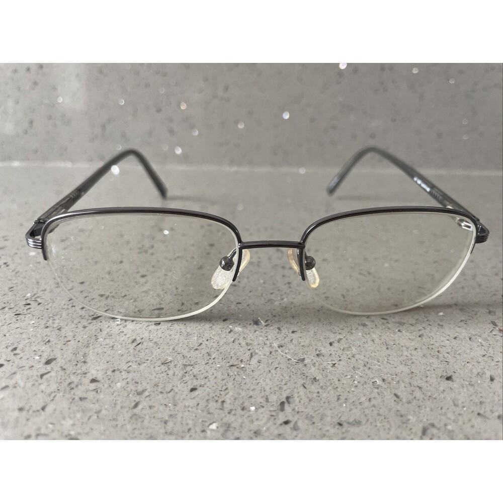 ViVA Eyeglasses Frames ONLY 211 GRY Grey 51-17-140 Half Rim